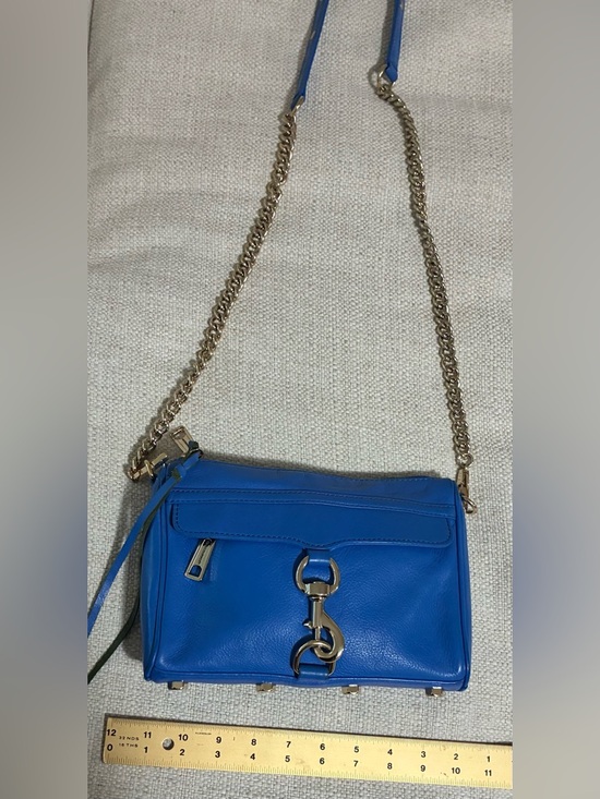 Rebecca
Minkoff EUC Blue Leather
Crossbody Bag, w/Silver-Tone
Accents - Picture 8 of 12
